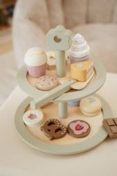 Little Dutch Cake Stand Set FSC koka kūku statīvs