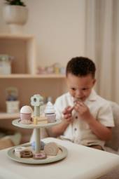 Little Dutch Cake Stand Set FSC koka kūku statīvs