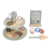 Little Dutch Cake Stand Set FSC koka kūku statīvs