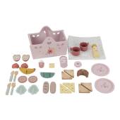 Little Dutch Picnic Play Set FSC wood koka rotaļu piknika grozs
