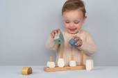 Little Dutch Stacking Puzzle Mushrooms Forest Friends saliekamas sēnes