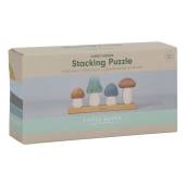 Little Dutch Stacking Puzzle Mushrooms Forest Friends saliekamas sēnes