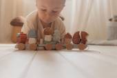 Little Dutch Stacking Train Squirrel Forest Friends koka vilciens