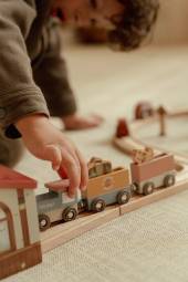 Little Dutch Train Track Set XL FSC  koka XL vilciena komplekts