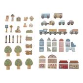 Little Dutch Train Track Set XL FSC  koka XL vilciena komplekts