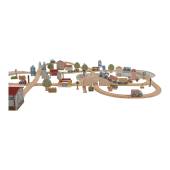 Little Dutch Train Track Set XL FSC  koka XL vilciena komplekts