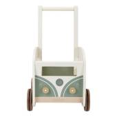 Little Dutch Walker Wagon ´Retro bus´ FSC koka stumjamais vagons