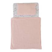 Little Dutch Wooden doll bed with textile FSC koka leļļu gulta