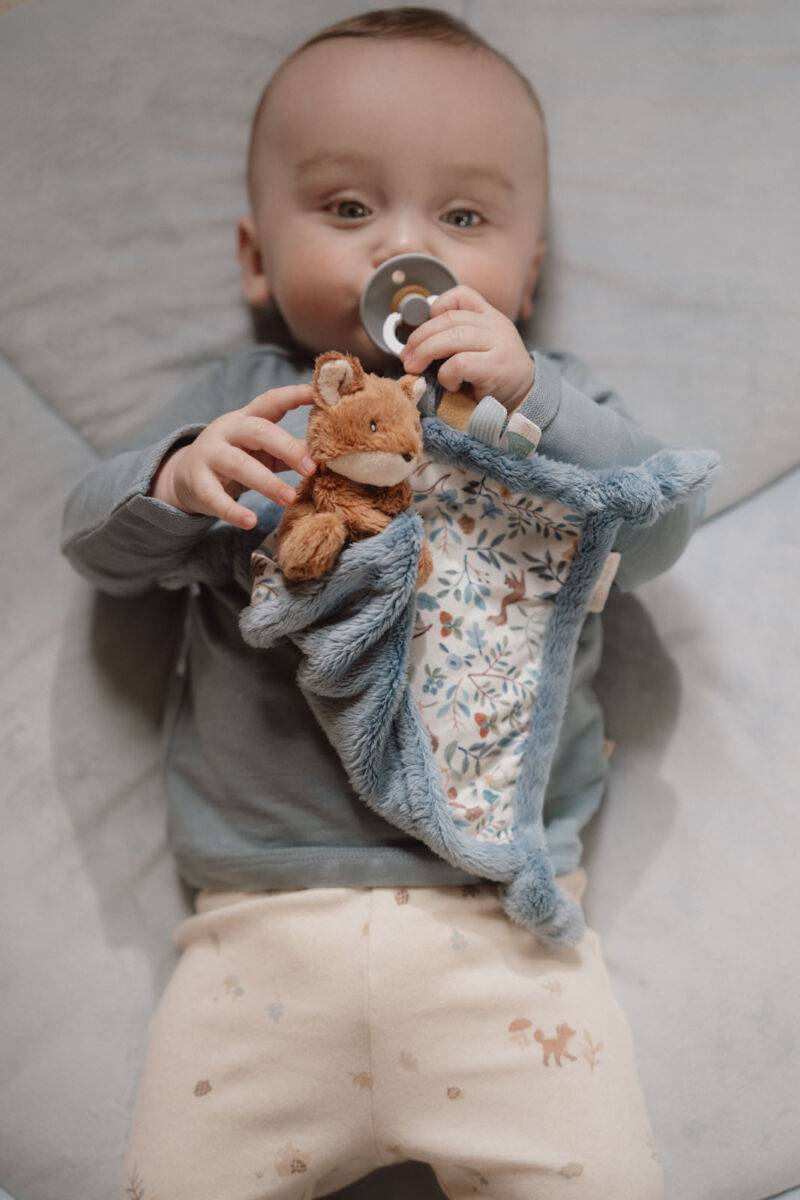 Little Dutch Cuddle cloth print Fox Forest Friends miega mīļlupatiņa Little Dutch Cuddle cloth print Fox Forest Friends miega mīļlupatiņa