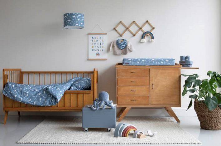Little Dutch Cuddly toy Octopus Ocean Blue astoņkājis zils Little Dutch Cuddly toy Octopus Ocean Blue astoņkājis zils