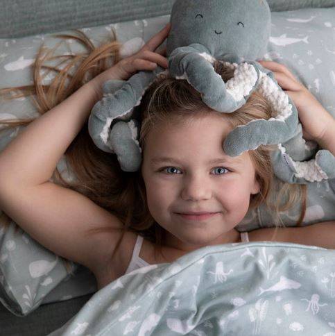 Little Dutch Cuddly toy Octopus Ocean Mint astoņkājis zaļš Little Dutch Cuddly toy Octopus Ocean Mint astoņkājis zaļš