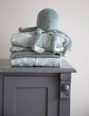 Little Dutch Cuddly toy Octopus Ocean Mint astoņkājis zaļš Little Dutch Cuddly toy Octopus Ocean Mint astoņkājis zaļš