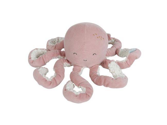 Little Dutch Cuddly toy Octopus Ocean Pink astoņkājis rozā Little Dutch Cuddly toy Octopus Ocean Pink astoņkājis rozā