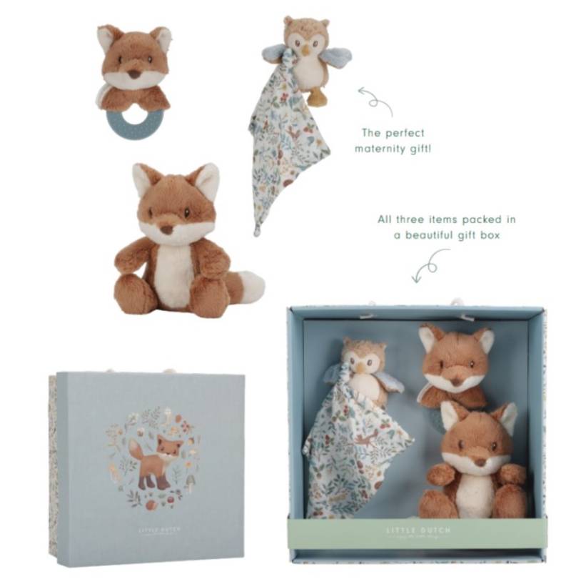 Little Dutch Gift box cuddles Forest Friends dāvanu kastīte Little Dutch Gift box cuddles Forest Friends dāvanu kastīte