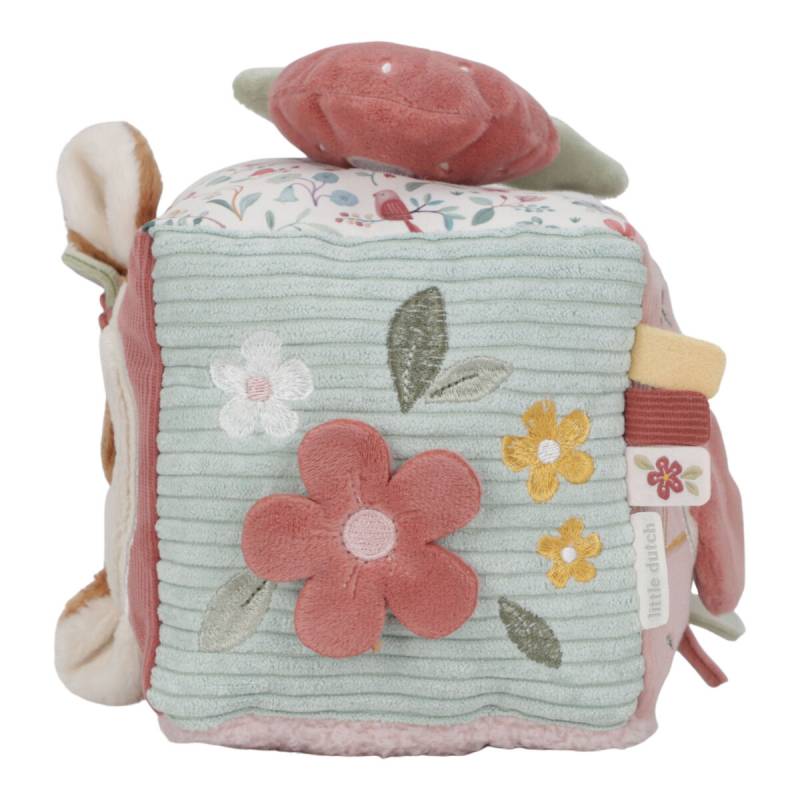 Little Dutch Soft activity cube Fairy Garden mīkstais aktivitāšu kubs Little Dutch Soft activity cube Fairy Garden mīkstais aktivitāšu kubs
