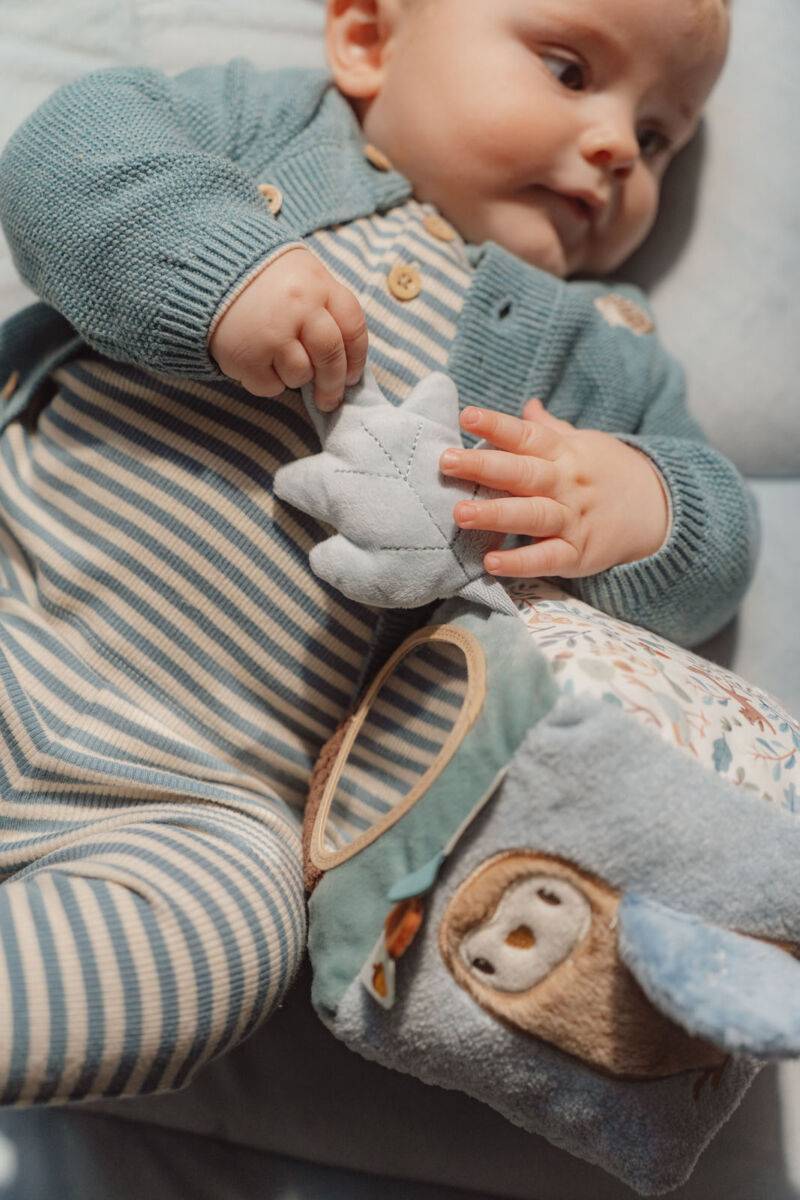 Little Dutch Soft activity cube Forest Friends mīkstais aktivitāšu kubs