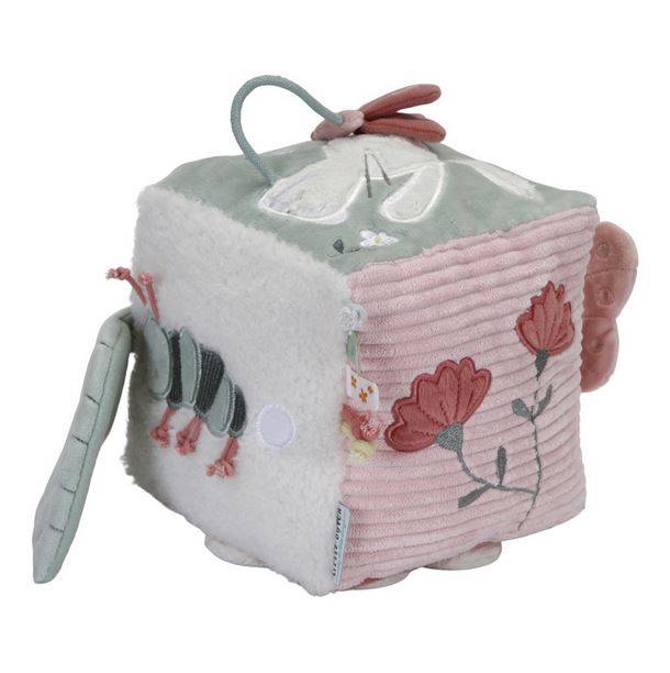 Little Dutch Soft activity cube ´Flowers & Butterflies´ mīkstais aktivitāšu kubs Little Dutch Soft activity cube ´Flowers & Butterflies´ mīkstais aktivitāšu kubs