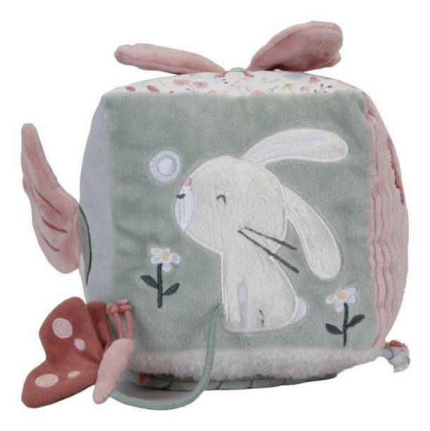 Little Dutch Soft activity cube ´Flowers & Butterflies´ mīkstais aktivitāšu kubs Little Dutch Soft activity cube ´Flowers & Butterflies´ mīkstais aktivitāšu kubs