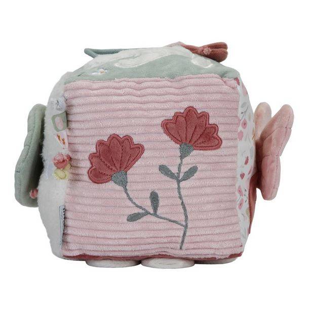 Little Dutch Soft activity cube ´Flowers & Butterflies´ mīkstais aktivitāšu kubs Little Dutch Soft activity cube ´Flowers & Butterflies´ mīkstais aktivitāšu kubs