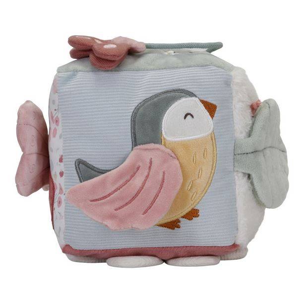 Little Dutch Soft activity cube ´Flowers & Butterflies´ mīkstais aktivitāšu kubs Little Dutch Soft activity cube ´Flowers & Butterflies´ mīkstais aktivitāšu kubs