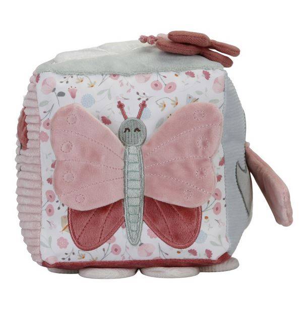 Little Dutch Soft activity cube ´Flowers & Butterflies´ mīkstais aktivitāšu kubs Little Dutch Soft activity cube ´Flowers & Butterflies´ mīkstais aktivitāšu kubs