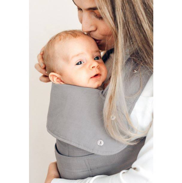 Ergonomiskā soma Marsupi Breeze ergosoma Light Grey (sastāvā lins) S/M izmērs Ergonomiskā soma Marsupi Breeze ergosoma Light Grey (sastāvā lins) S/M izmērs