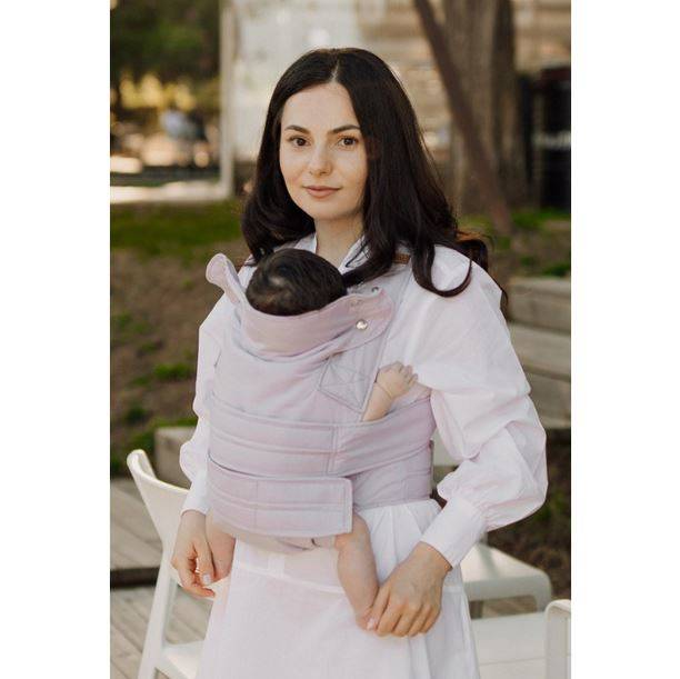 Ergonomiskā soma Marsupi Breeze ergosoma Lilac (sastāvā lins) S/M izmērs