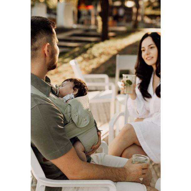 Ergonomiskā soma Marsupi Breeze ergosoma Pistachio (sastāvā lins) L izmērs Ergonomiskā soma Marsupi Breeze ergosoma Pistachio (sastāvā lins) L izmērs