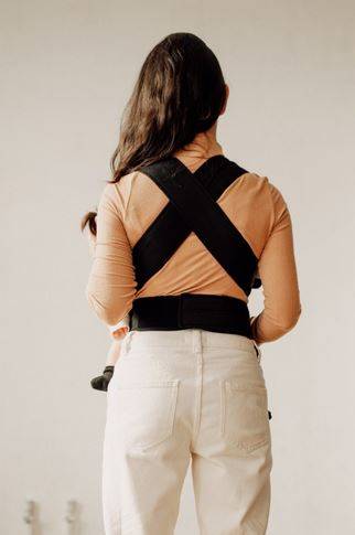 Ergonomiskā soma Marsupi ergosoma Black S/M izmērs Ergonomiskā soma Marsupi ergosoma Black S/M izmērs