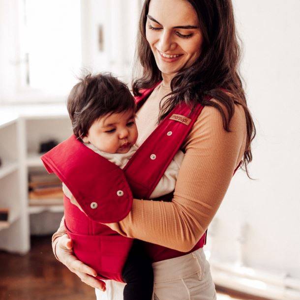 Ergonomiskā soma Marsupi ergosoma Ruby Red L izmērs Ergonomiskā soma Marsupi ergosoma Ruby Red L izmērs