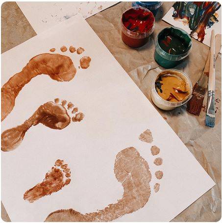 Grünspecht Organic finger paint yellow, red, blue, green pirkstiņkrāsas