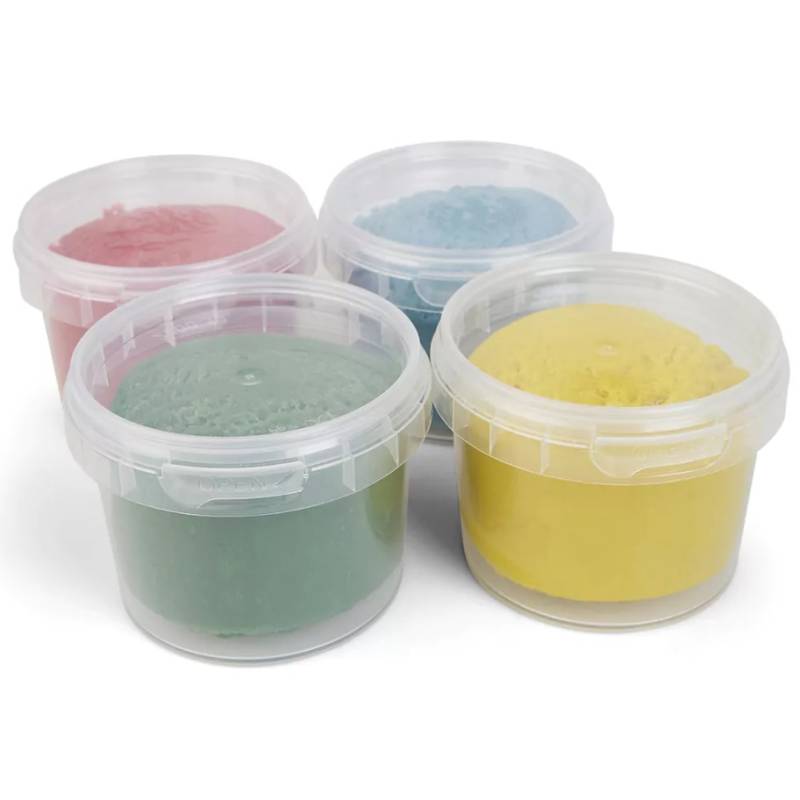 Grünspecht Organic soft clay yellow, red, blue, green plastalīns dzeltens, sarkans, zils un zaļš