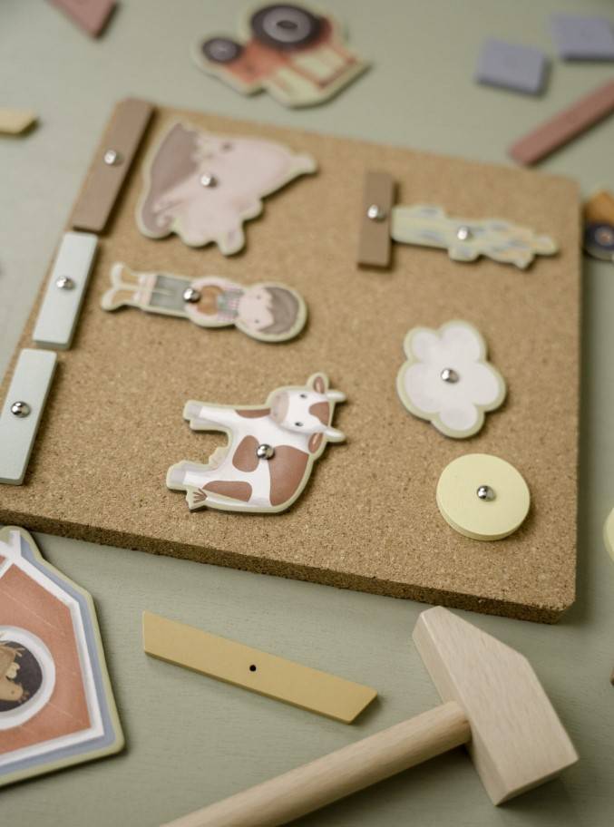 Little Dutch Tap tap art set Little Farm radošais komplekts bērniem Little Dutch Tap tap art set Little Farm radošais komplekts bērniem