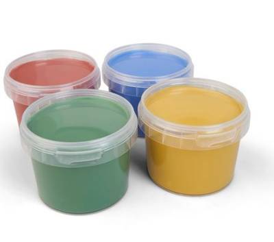 Grünspecht Organic finger paint yellow red blue green pirkstiņkrāsas