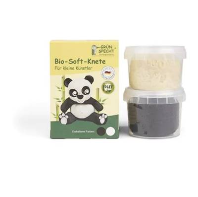 Grünspecht Organic soft clay black white plastalīns melns un balts