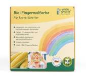 Grünspecht Organic finger paint yellow, red, blue, green pirkstiņkrāsas