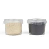 Grünspecht Organic soft clay black, white plastalīns melns un balts