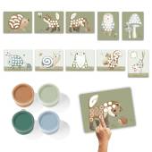 Little Dutch Fingerpaint set Forest Friends pirkstiņkrāsu komplekts