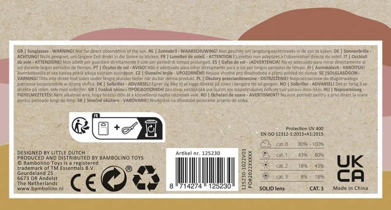 Little Dutch sunglasses Mauve bērnu saulesbrilles