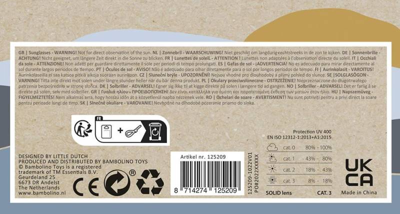 Little Dutch sunglasses Sailors Bay bērnu saulesbrilles