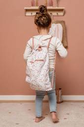 Little Dutch gym bag Flowers and butterflies bērnu sporta mugursoma