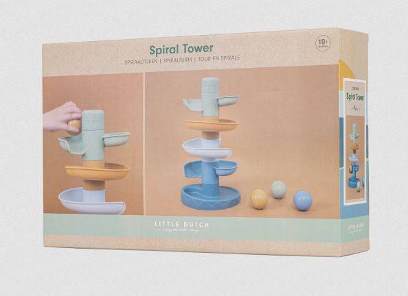 Little Dutch Spiral Tower Blue spirālveida tornis zils Little Dutch Spiral Tower Blue spirālveida tornis zils