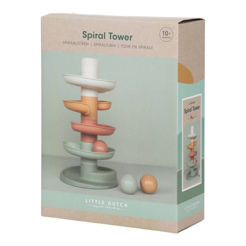 Little Dutch Spiral Tower Unisex spirālveida tornis krāsains