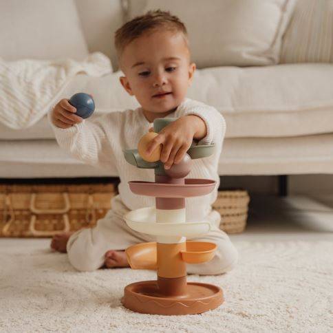 Little Dutch Spiral Tower Vintage spirālveida tornis krāsains Little Dutch Spiral Tower Vintage spirālveida tornis krāsains